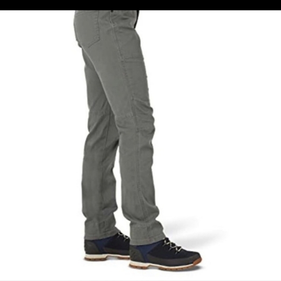 Wrangler ATG Canvas Gray Dark Shadow Slim Fit mid rise Pants size 10 Tall new‎ - Picture 4 of 6